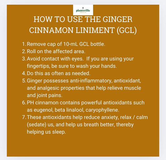 Ginger Cinnamon Liniment (99 sek)